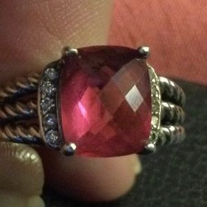 David Yurman Petite Wheaton Pink Tourmaline!